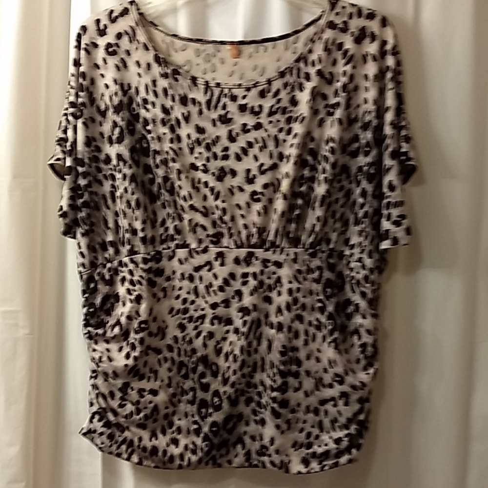 A Woman's Animal Print Top